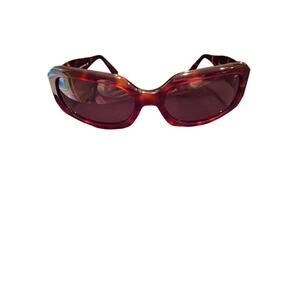 Vintage RARE- Moschino Havana tortoise shell frame sunglasses